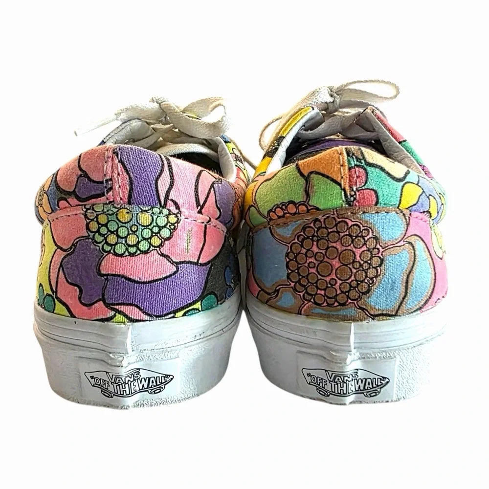 VANS Era Create Ur U Color 508731 Women's 7 Shoes Sneakers Psychedelic Floral‎